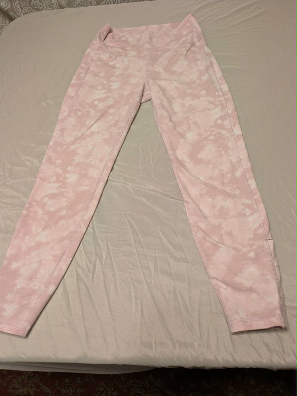 Old Navy Active Go Leggings Tie Dye Pink Stretch Athletic Size Medium